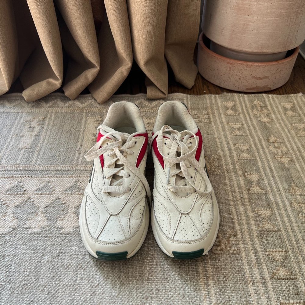 Fila Cream, Red and Green Sneakers - 8.5 W (7.5 M)
